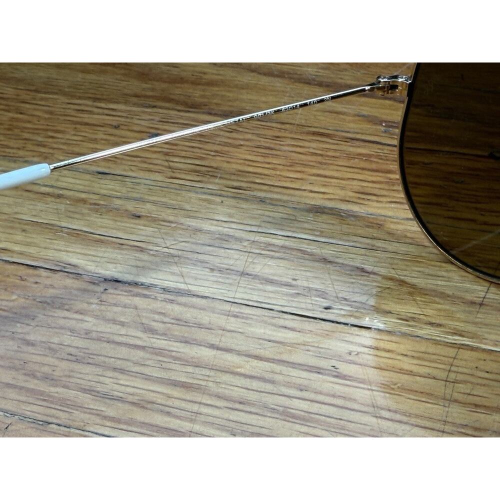Ray-Ban Aviator Sunglasses Gold Frame Brown Lenses RB3025 Style w/ Case - Picture 5 of 9